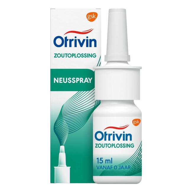 Otrivin Zoutoplossing Neusspray bij een Verstopte Neus 15 ML