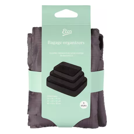 Etos Bagage Organizers, 3st