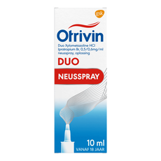Otrivin Duo Xylometazoline HCl Ipratropium Br, 0,5/0,6 mg/ml Neusspray 10 ML