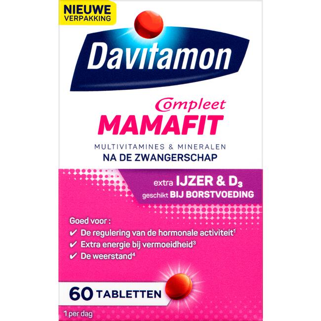Davitamon Compleet Mamafit na Zwangerschap 60 Tabletten