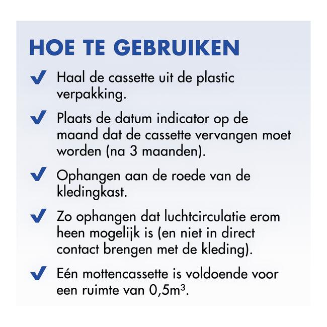 Roxasect Mottencassette 2 stuks