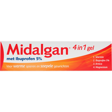 Midalgan 4in1 Ibuprofen 5% Gel 100 GR