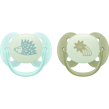 Philips Avent Fopspeen Ultra Soft Nighttime 0-6M SCF094/01 2 stuks