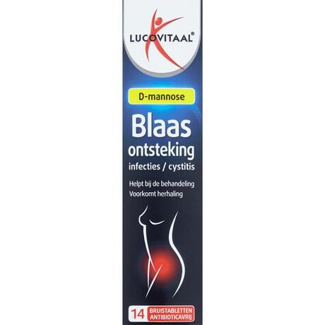Lucovitaal D-Mannose Bruistablet 14 stuks