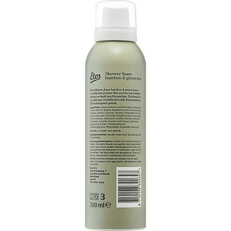 Etos Green Tea & Bamboo 2-in-1 Showerfoam 200 ML