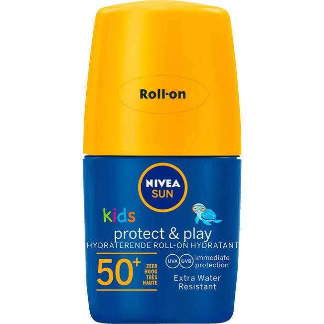 NIVEA SUN Kids Zonnebrand Protect & Play Hydraterende Roll-on SPF 50+ 50 ML