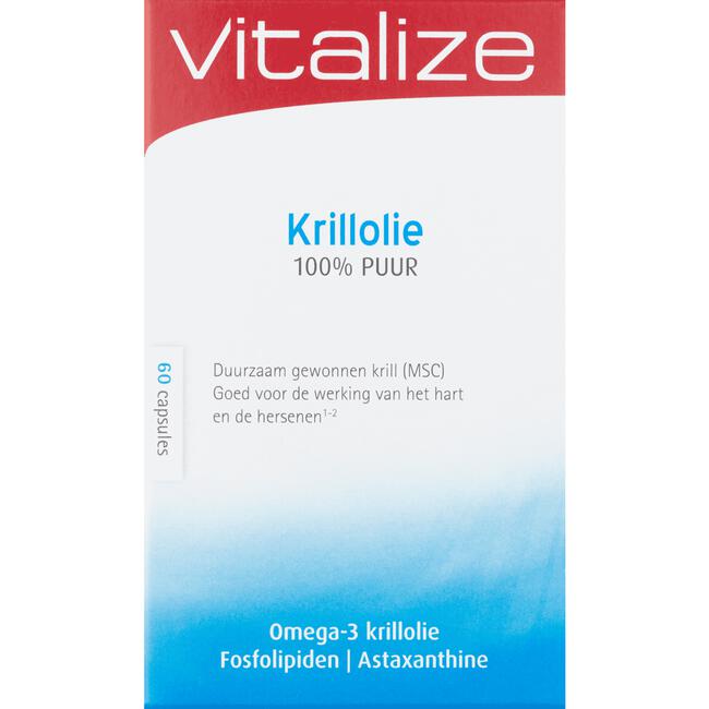 Vitalize Krillolie 100% Puur Capsules
