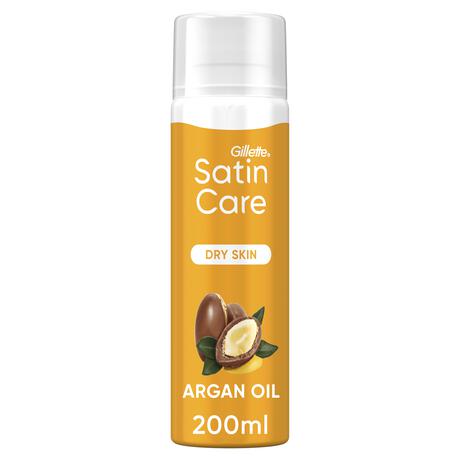 Satin Care Argan Olie Scheerschuim 200 ML