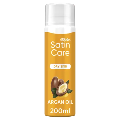 Satin Care Argan Olie Scheerschuim 200 ML
