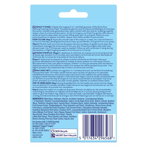 Bioré Pore Refining Bubbling Nose Mask