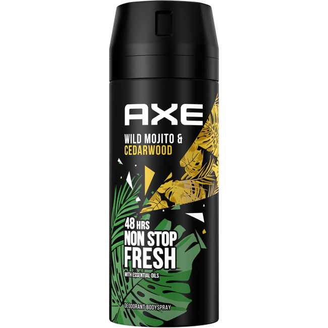 AXE Wild Green Mojito & Cedarwood Deodorant Bodyspray 150 ML 150 ML Etos