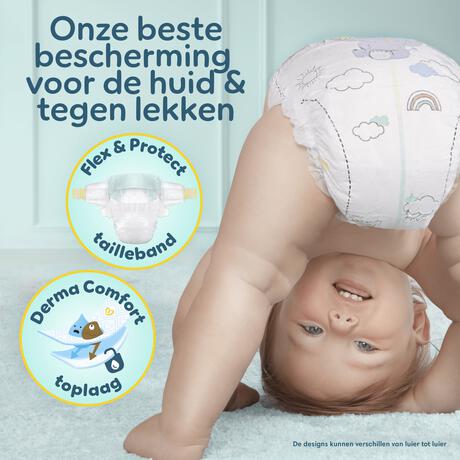 Pampers Premium Protection Voordeelbox Luiers Maat 3 6-10 KG 148 stuks + 10 Pack Billendoekjes