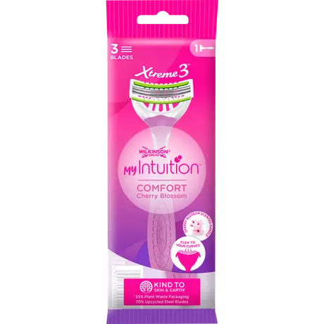 WIlkinson Sword Xtreme 3 Comfort Cherry Blossom Wegwerpmesje