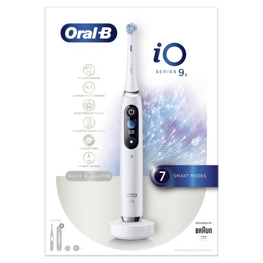 Oral-B iO 9s Wit Elektrische Tandenborstel