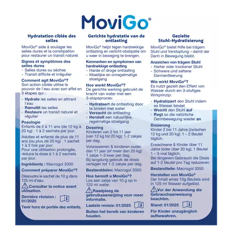 Movigo Laxeermiddel 10 stuks
