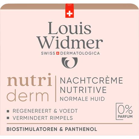Louis Widmer Nutriderm Nachtcr�me Nutritive Zonder Parfum 50 ML