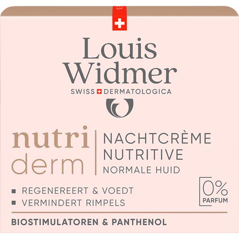 Louis Widmer Nutriderm Nachtcr�me Nutritive Zonder Parfum 50 ML