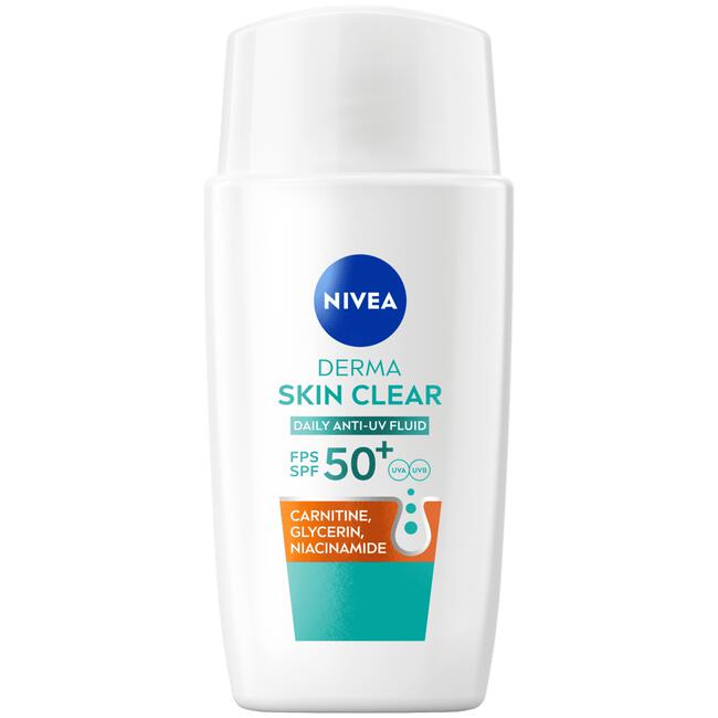 NIVEA Derma Skin Clear Daily Fluid Spf50+ 40ML