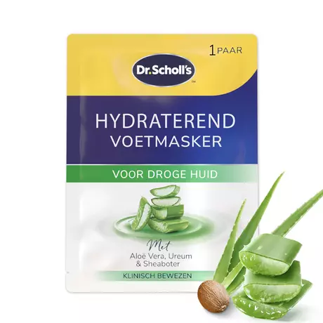 Dr.Scholl's Hydraterend & Verzachtend Voetmasker Aloe Vera 1 paar