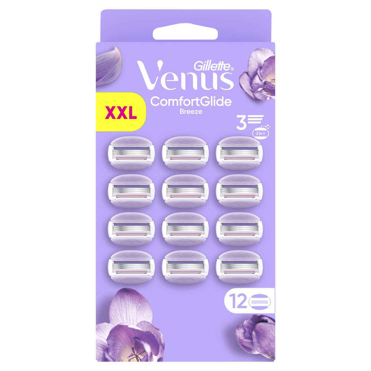 Gillette Venus ComfortGlide Breeze Navulmesjes 12 - 12 stuks