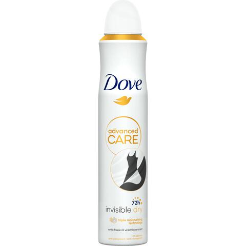 Dove Advanced Care Invisible Dry Anti-Transpirant Deodorant Spray 200 ML