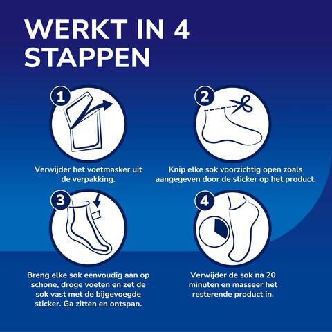 Dr.Scholl's Hydraterend & Verzachtend Voetmasker Aloe Vera 1 paar