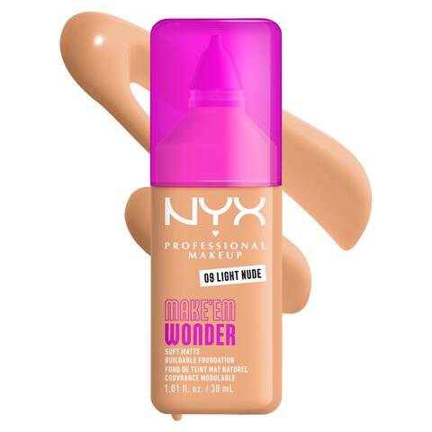 NYX Professional Makeup Make 'EM Wonder Foundation 09 Light Nude