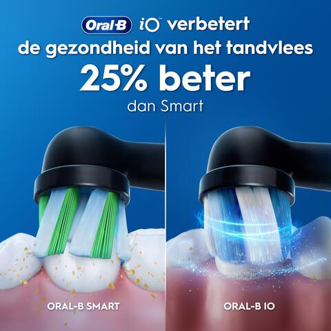 Oral-B iO3 Clean & Whiten Zwarte Elektrische Tandenborstel