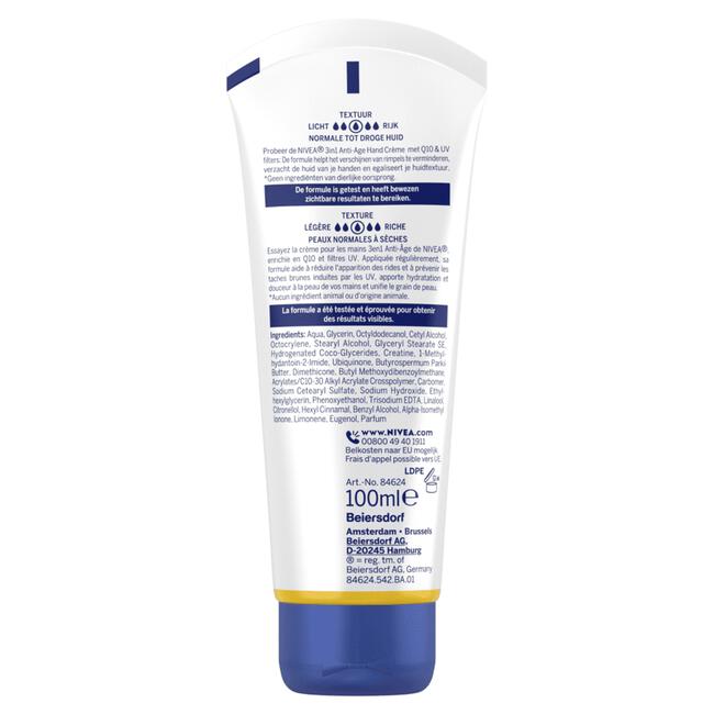 NIVEA Q10 3-in-1 Anti-Age Handcrème 100 ML