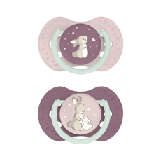 Difrax Dynamic Fopspeen 6-18M Night&Day Girl