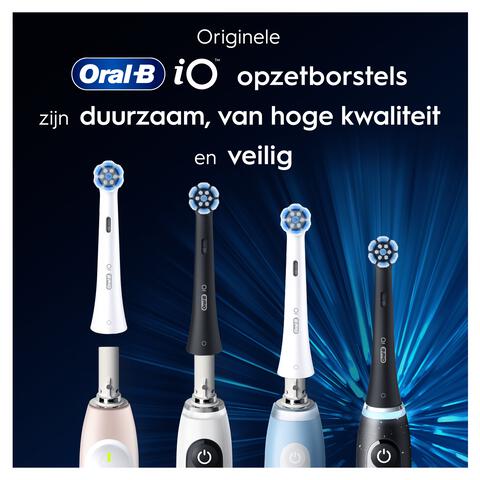Oral-B iO Ultimate Clean Opzetborstels Zwart 2 Stuks