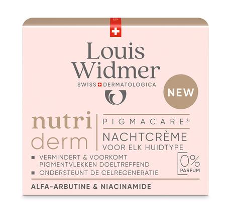 Louis Widmer nutriderm Pigmacare Nachtcrème Zonder Parfum 50 ML