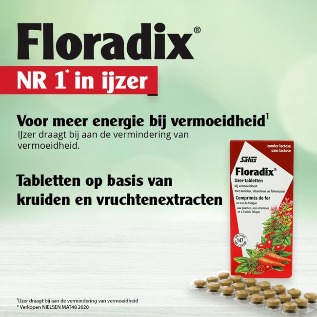 Dakraam solo Magistraat Salus Floradix IJzer Tabletten 84 EA | Etos