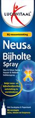 Lucovitaal Neus & Bijholte Spray 10 ML