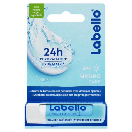 Labello Hydro Care Lippenbalsem 24u Hydratatie SPF15 1 Stuk
