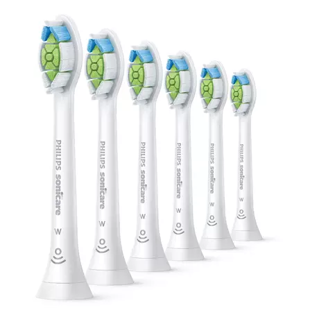 Philips Sonicare Optimal White Opzetborstels Wit HX6066/87 6 stuks