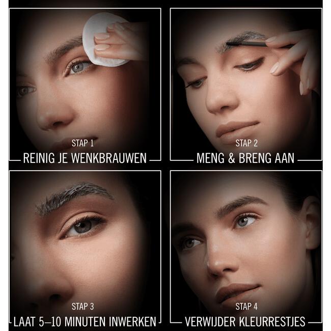 Syoss Browtint Wenkbrauw-wimper verf Donkerbruin