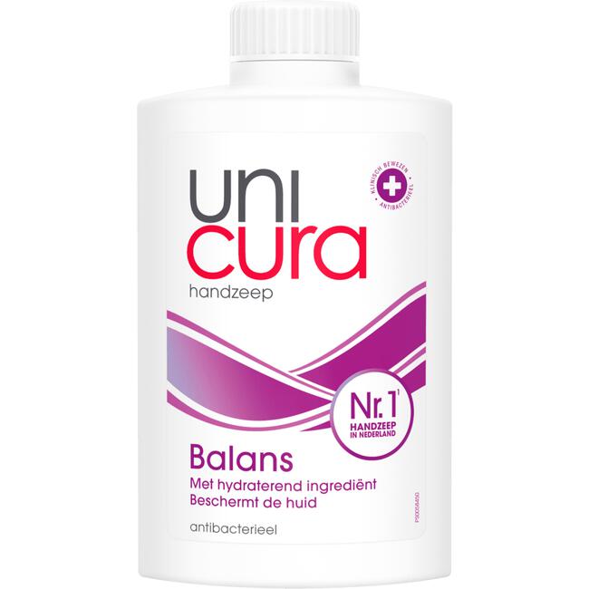 Unicura Balans Antibacteriële Handzeep Navulling 250 ML