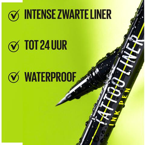 Maybelline New York Tattoo Eyeliner Ink Pen Zwart