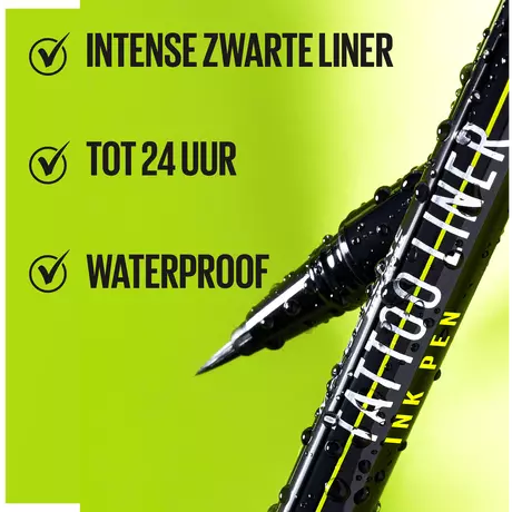 Maybelline New York Tattoo Eyeliner Ink Pen Zwart