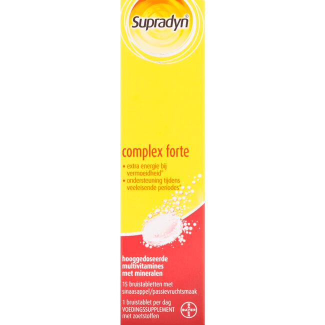supradyn complex forte voor extra energie 15 bruistabletten