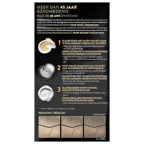 Syoss Oleo Intense Permanente Haarkleuring 8-68 Vanille Blond / Blond Vanille