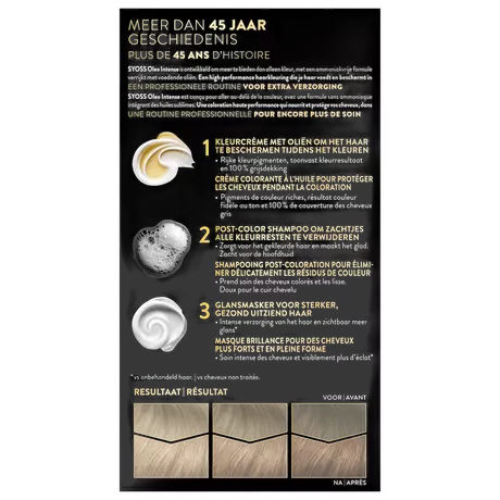Syoss Oleo Intense Permanente Haarkleuring 8-68 Vanille Blond / Blond Vanille
