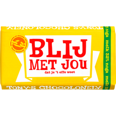 Tony's Chocolonely Chocolade Reep Melk Noga Liefde
