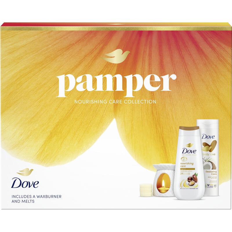 Dove Giftset Advanced Nourishing Care met Wax Burner