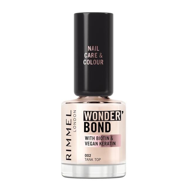 Rimmel London Wonder'Bond Care+Color Nagellak - Creme - 002 Tank Top