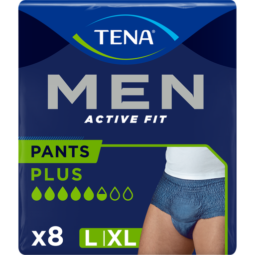 TENA Men Active Fit Incontinentiebroekjes L/XL 8 stuks