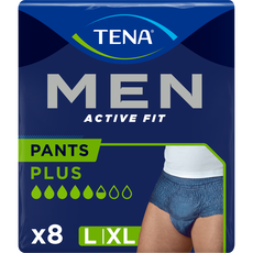 TENA Men Active Fit Incontinentiebroekjes L/XL 8 stuks
