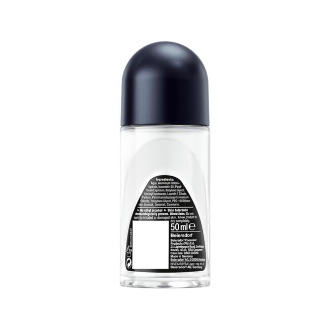 NIVEA MEN Black & White Invisible Fresh Deodorant Roller 50 ML