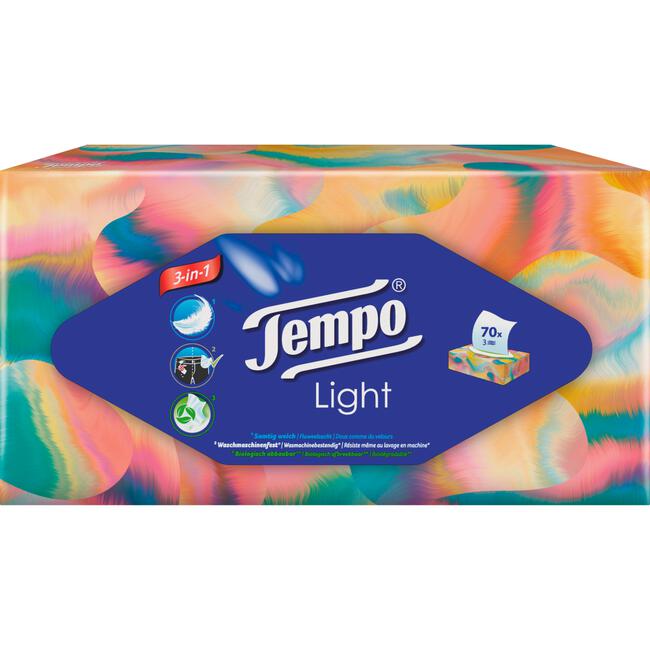 Tempo Light Box Tissues 70 stuks
